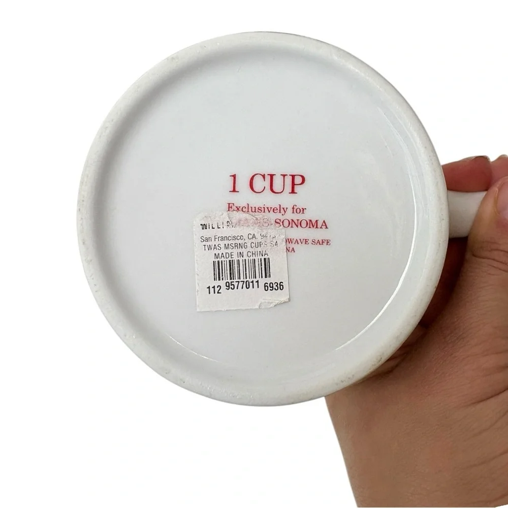 Williams Sonoma Twas the Night Before Christmas Porcelain‎ Measuring Cup Set